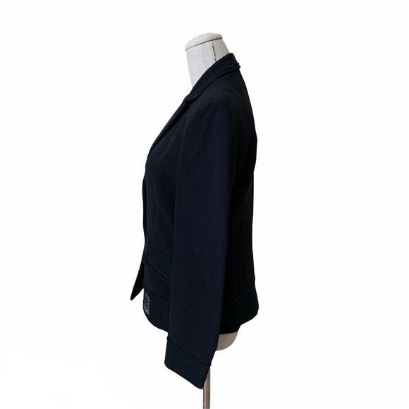 Iconic Rare MOSCHINO Cheap and Chic Black Said Sew Sewing Kit Jacket sz 8 - Picture 5 of 12